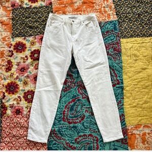 J Brand White Ivory Capri Mid Rise Women’s Jeans Size 29 Spring Summer